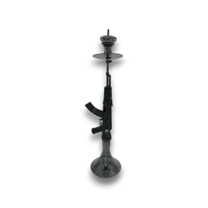 Large AK47 Style Hookah with Swarovski Crystals