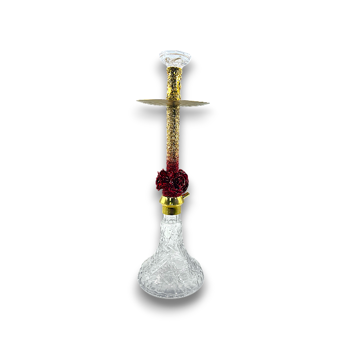 Khateeb 26 Inch Rose Pattern Hookah