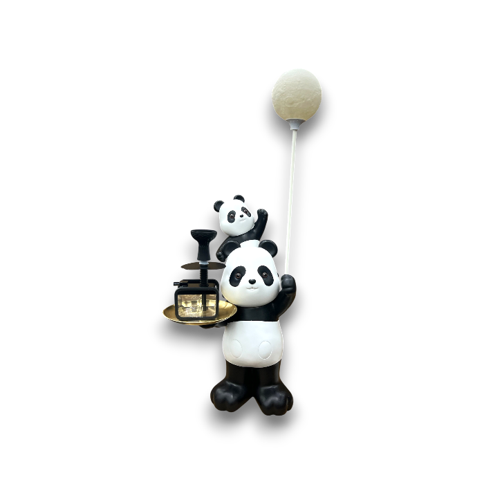 Tall Khateeb Pandas Design Hookah