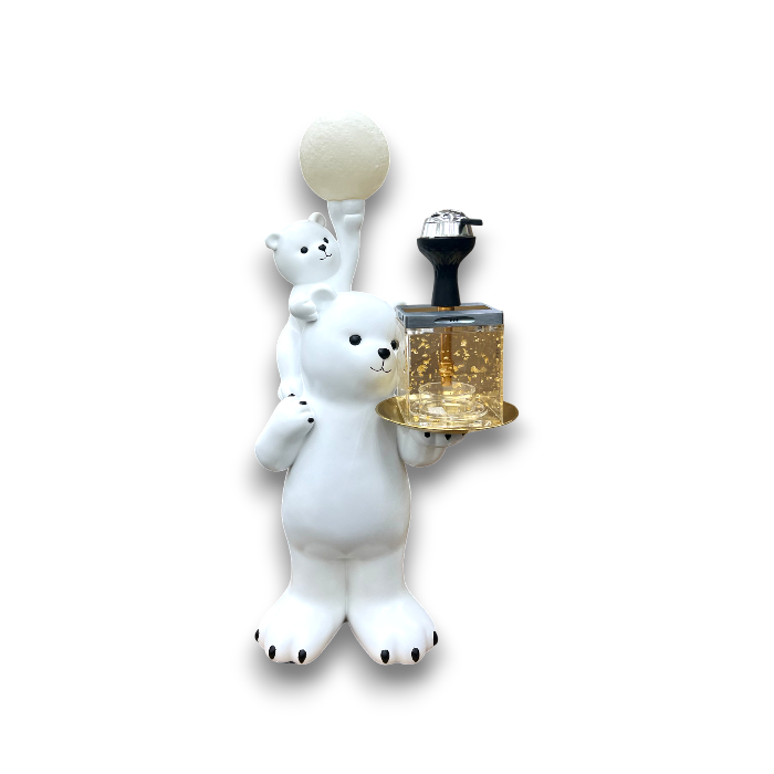 Khateeb 34-Inch Polar Bear Collectible Hookah
