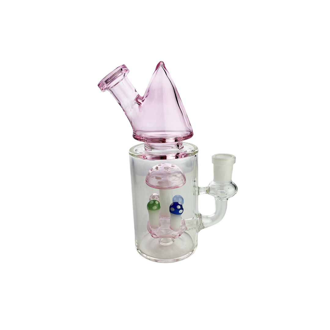 Compact Mushroom Cone Water Pipe 7in
