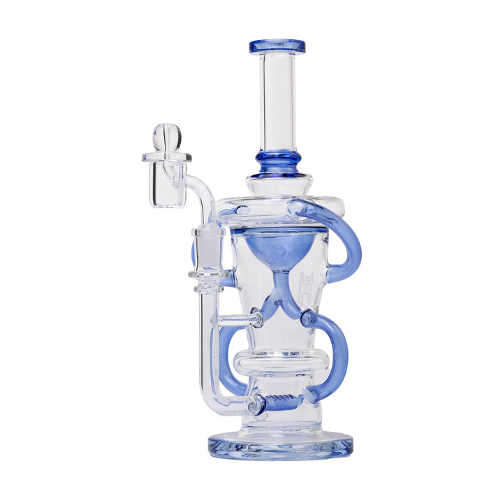 10.25 Inch Straight Recycler Dab Rig - Borosilicate