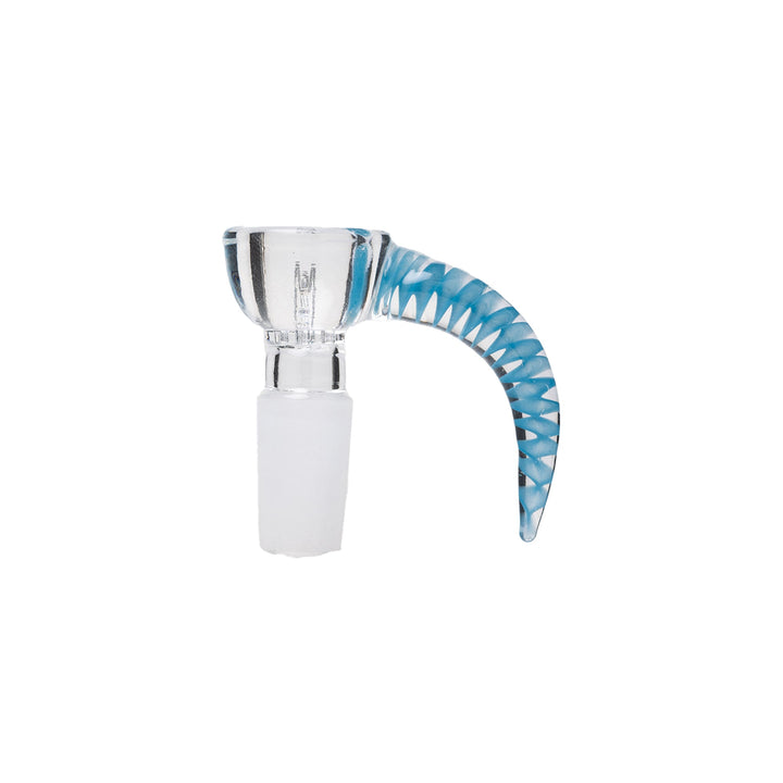 Human Grade Horned 14mm Glass Bowls - 3 Pack