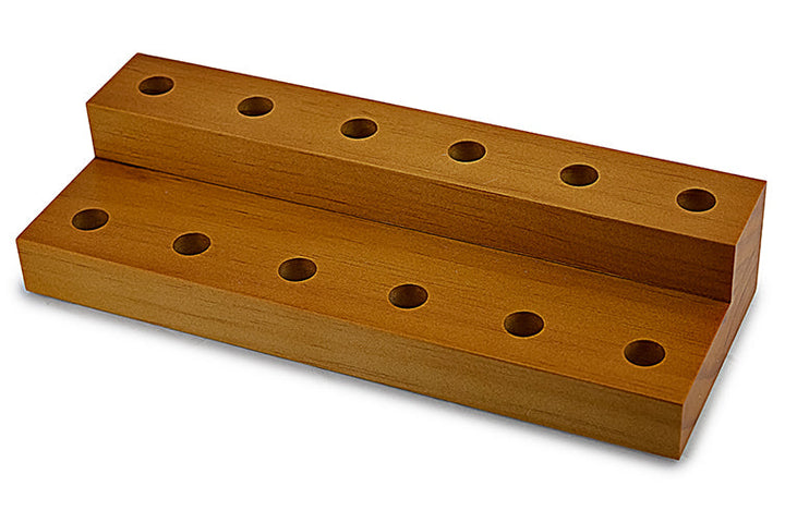 Wooden Display Rack for 12 Male Bowls