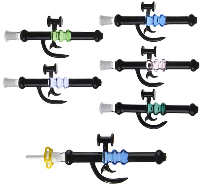 8 Inch Glass Nectar Collector with Ceramic Tip
