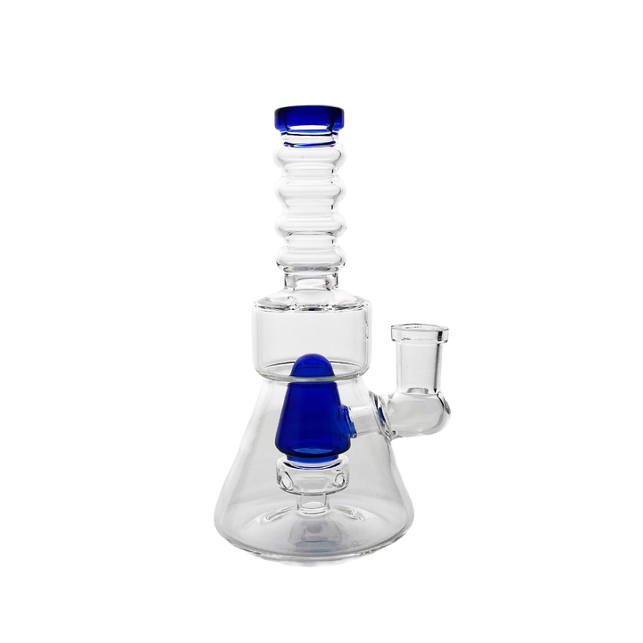 6" Cone Shower Perc Water Pipe, 14mm Bowl
