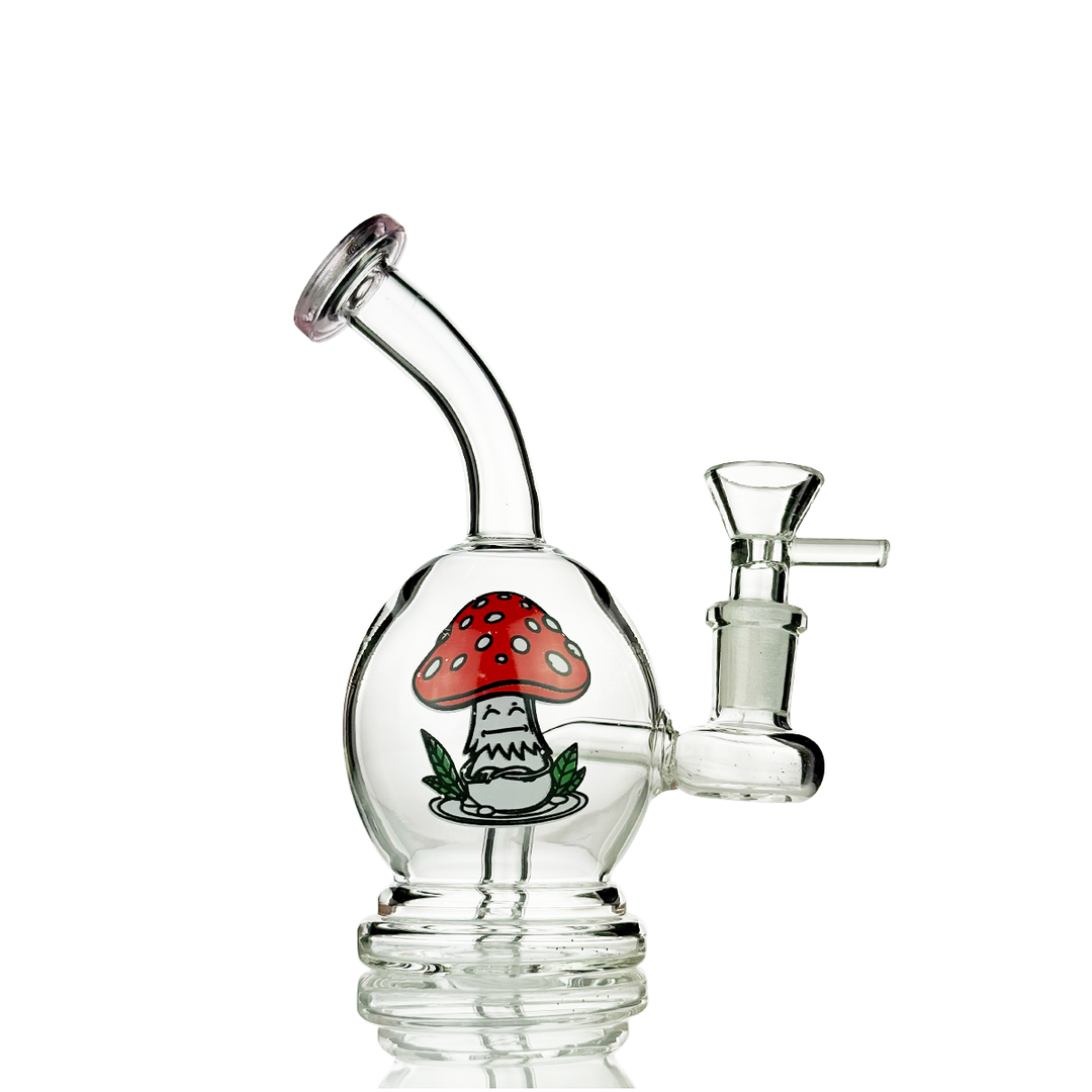 6 Inch Sphere Water Pipe with 14mm Bowl & Sticker