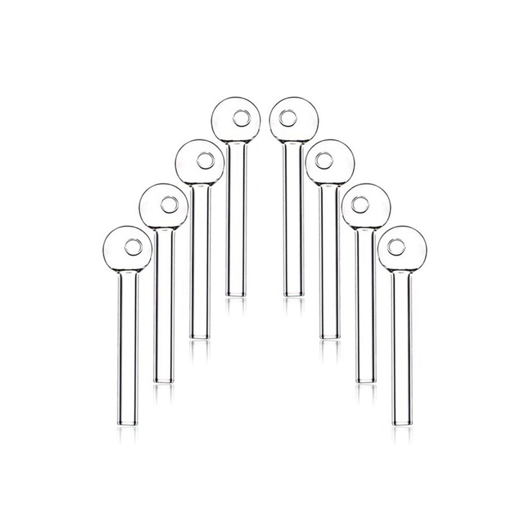 4-Inch Heavy Clear Oil Burner - 90 Count