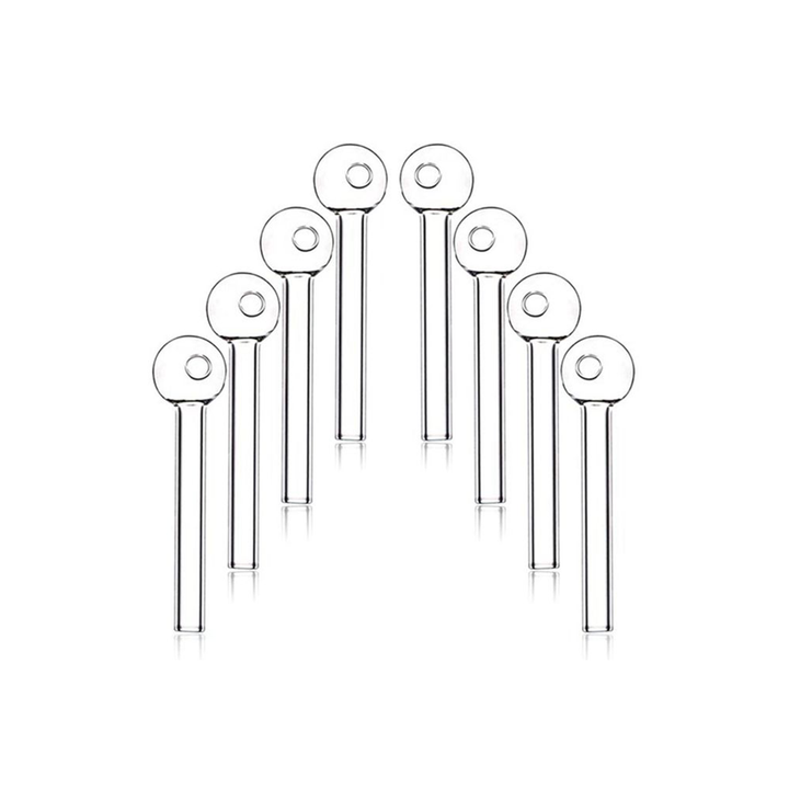 4-Inch Heavy Clear Oil Burner - 90 Count