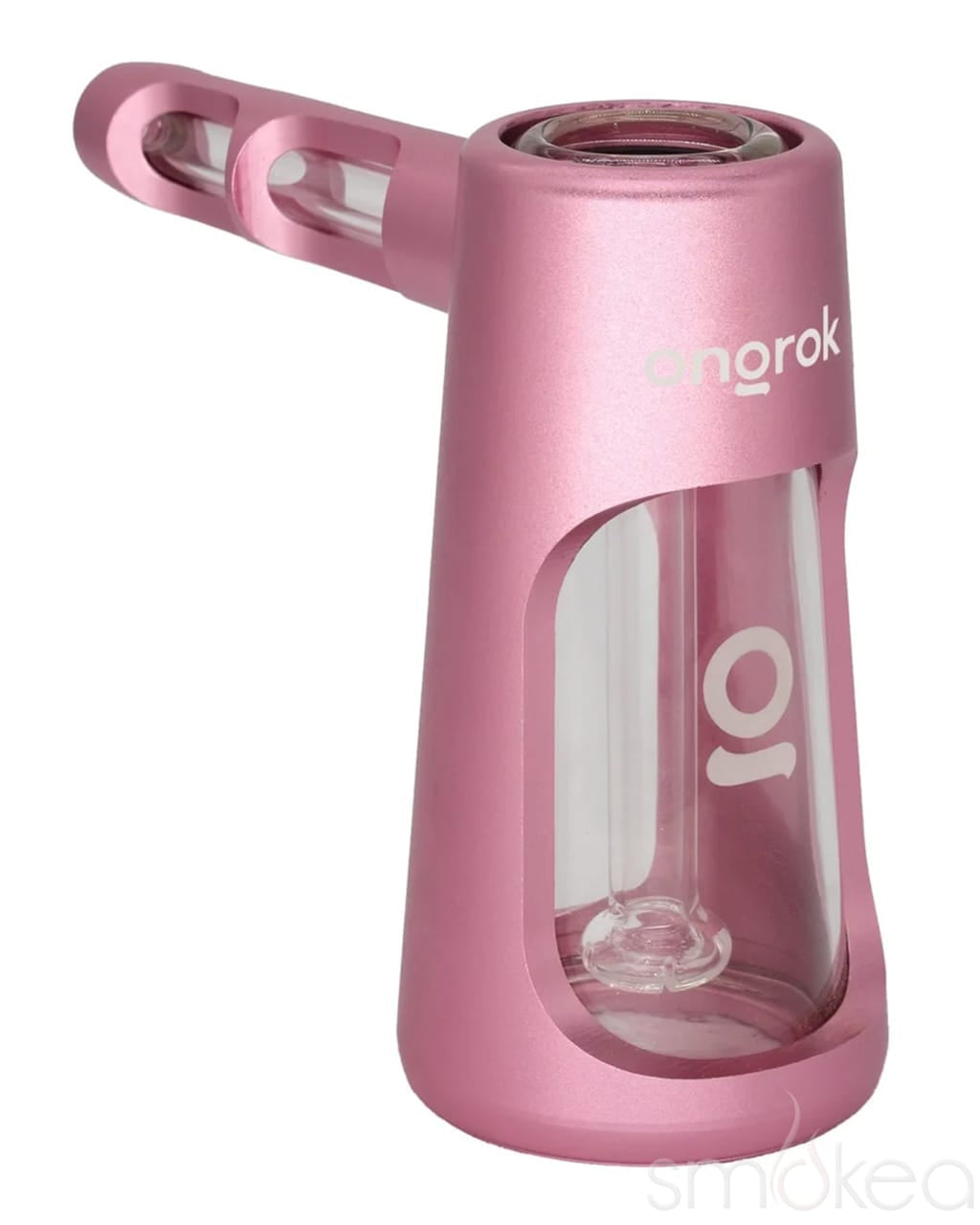 ONGROK Durable Aluminum-Glass Bubbler Pipe