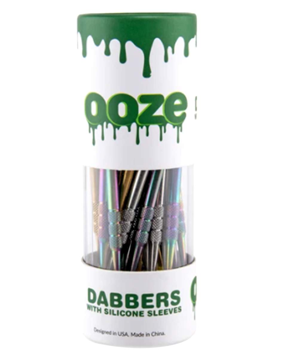 Ooze Assorted Dab Tools & Silicone Caps - 30 Pack