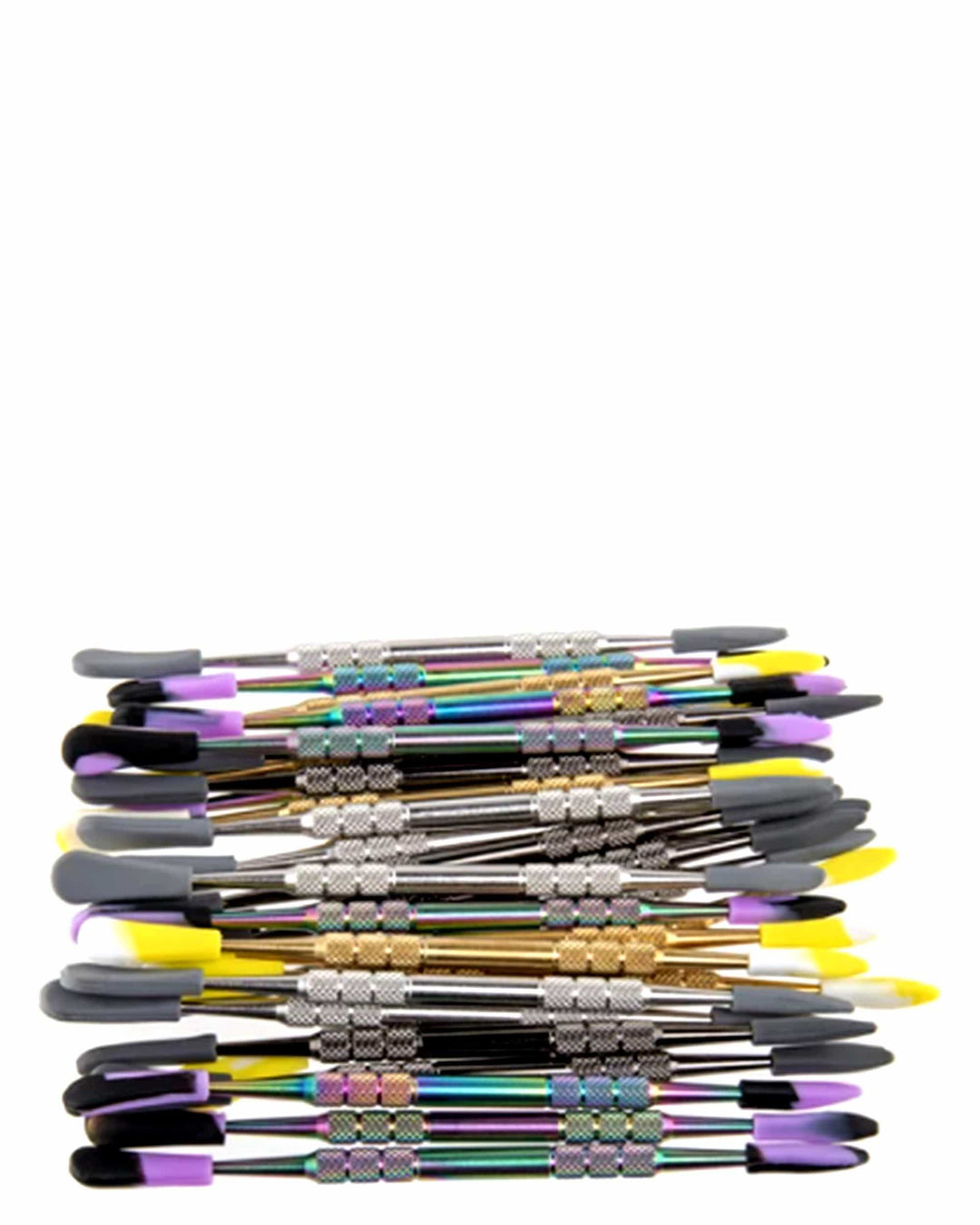 Ooze Assorted Dab Tools & Silicone Caps - 30 Pack