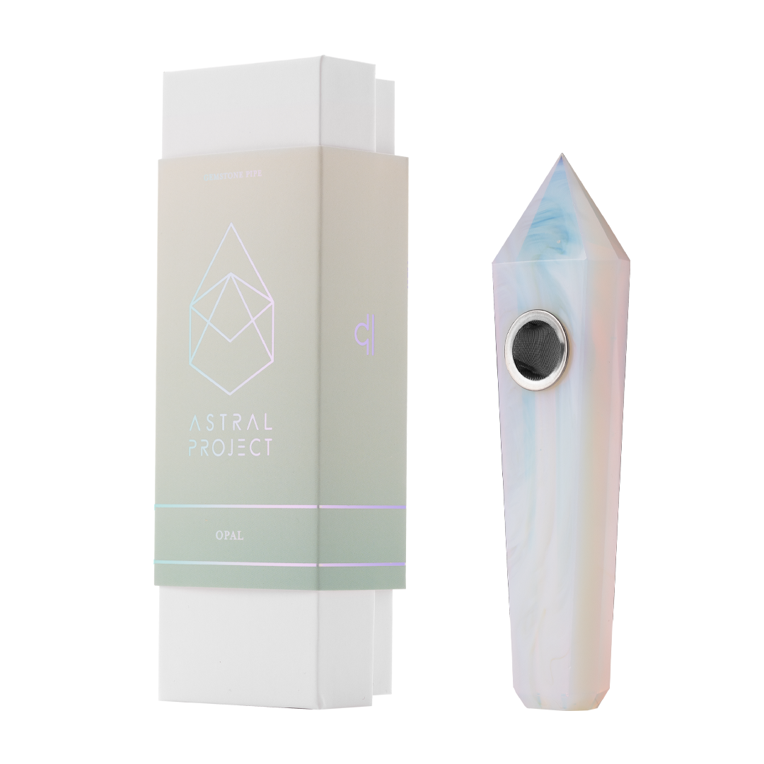 Astral Project 4.25 Inch Gemstone Hand Pipe