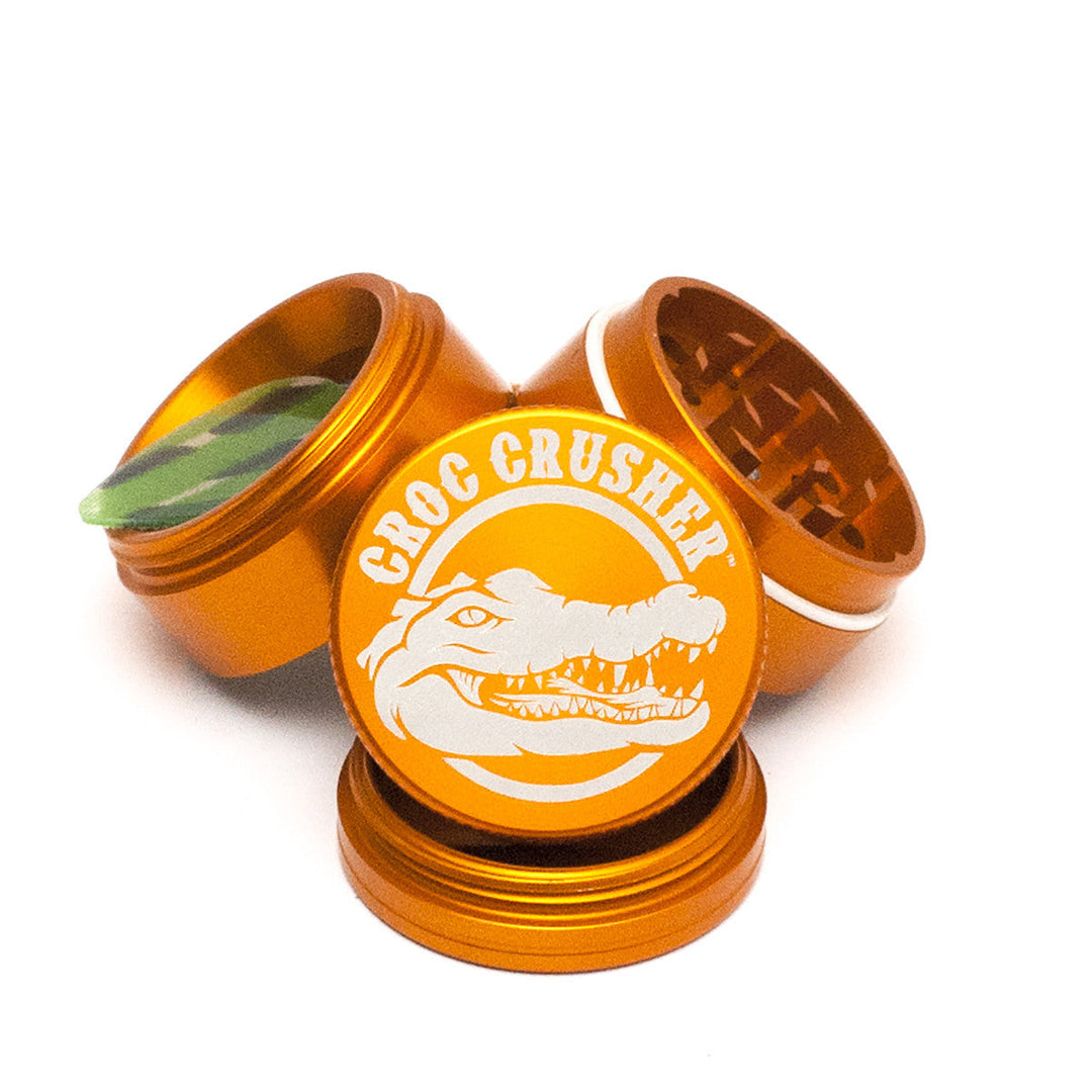 Compact Croc Crusher 1.5" 4-Piece Dry Herb Grinder
