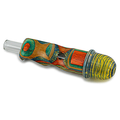 Torpedo Style Laminated Wood Pyrex Pipe