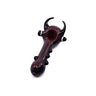 Compact 4-Inch Double Horn Glass Pipe