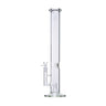 18 Inch Straight Tube Water Pipe with Shower Perc