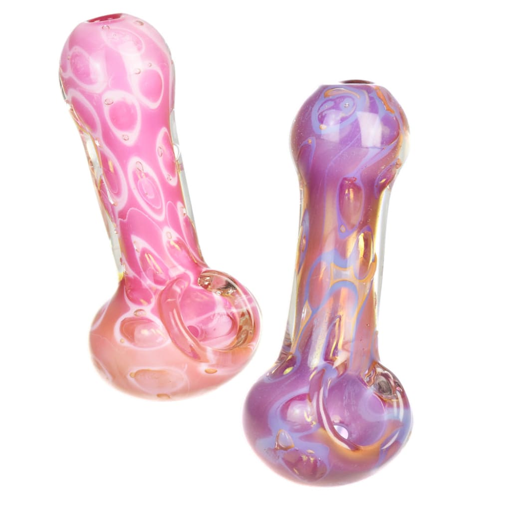 Pastel Bubbles Spoon Pipe - 3.75’ / Colors Vary