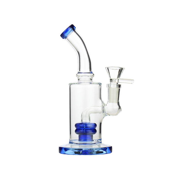 Compact 6" Showerhead Perc Bong with 14mm Male Bowl
