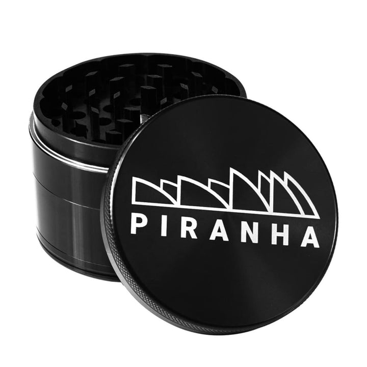 Piranha Aluminum Grinder With Strong Magnetic Lid