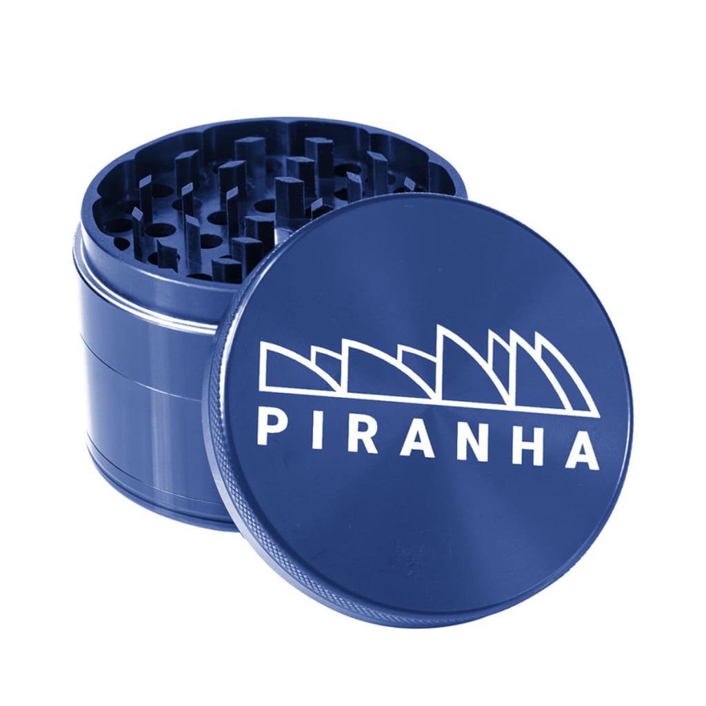Piranha Aluminum Grinder With Strong Magnetic Lid