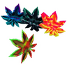 Premium Silicone Ashtray with Poker Leaf Smoking Accessory