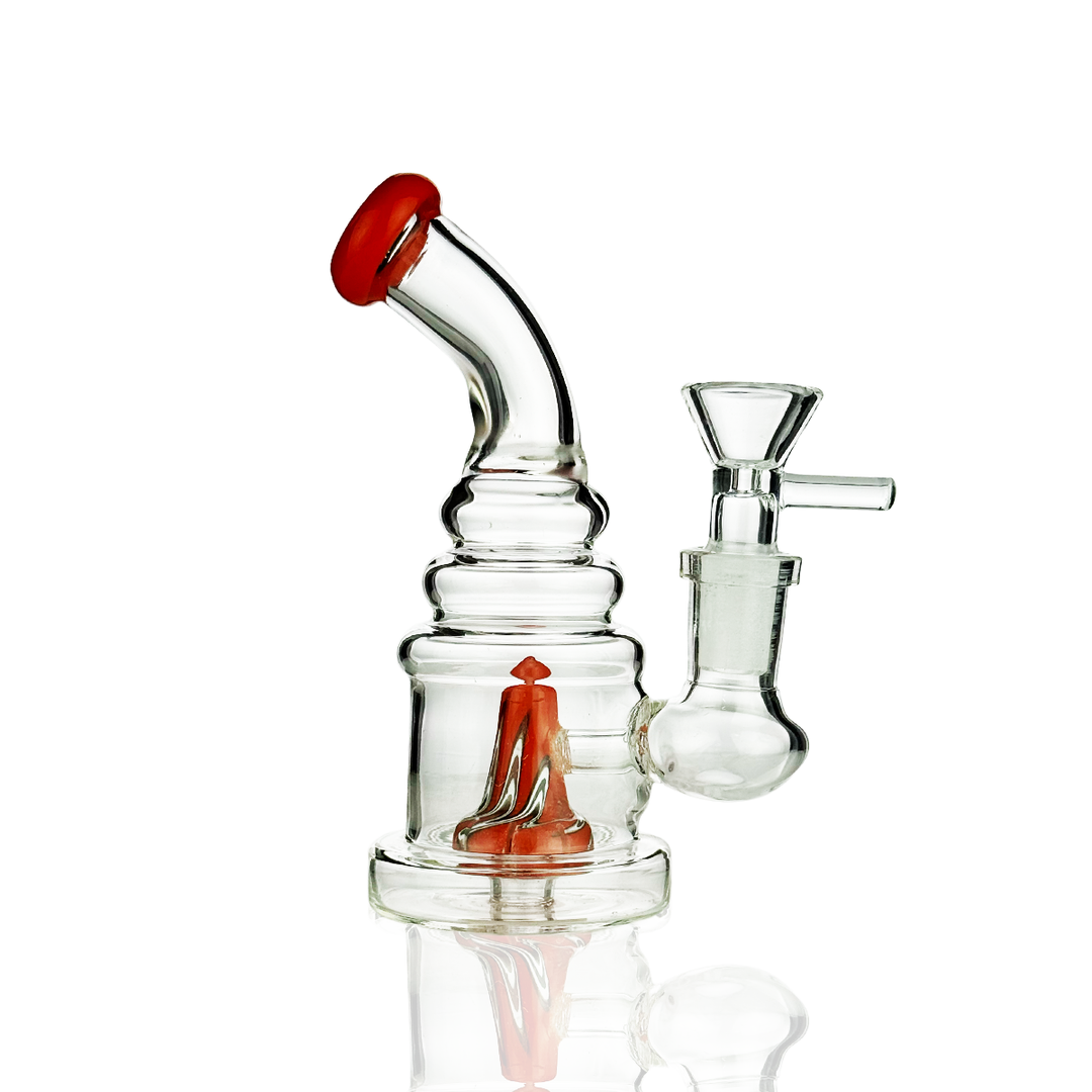 Compact 5-inch Volcano Shower Water Pipe