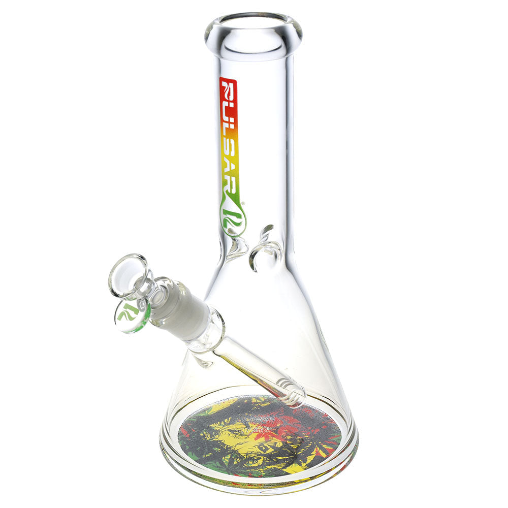 Pulsar Bottoms Up Zion Lion Water Pipe - 10’/14mm f