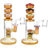 Pulsar Donuts Rig With 14mm Quartz Banger And Novelty Donut Stack Design