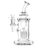 Clear Glass Tree Perc Recycler Bong (9’)