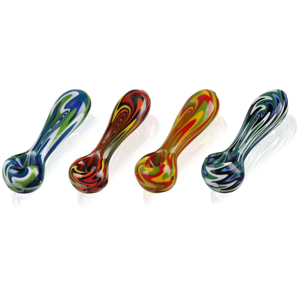 Pulsar Worked Spoon Hand Pipe - 4.5’