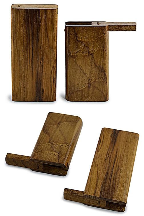 Solid Teak Wood Dugout with Sliding Top