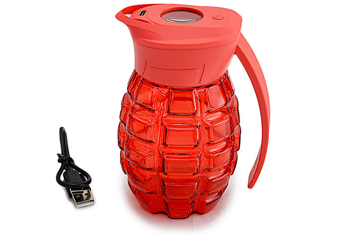 LED Magnifying Grenade Stash Jar