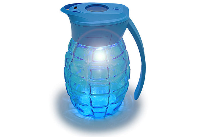 LED Magnifying Grenade Stash Jar