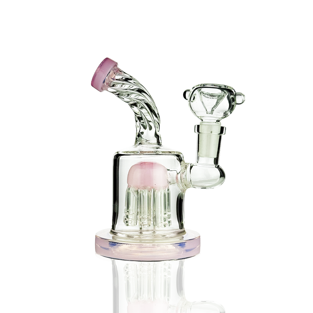5-inch Slime Tree Perc Water Pipe with 14mm Bowl