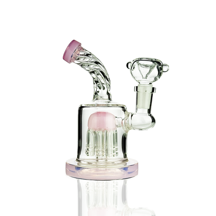 5-inch Slime Tree Perc Water Pipe with 14mm Bowl