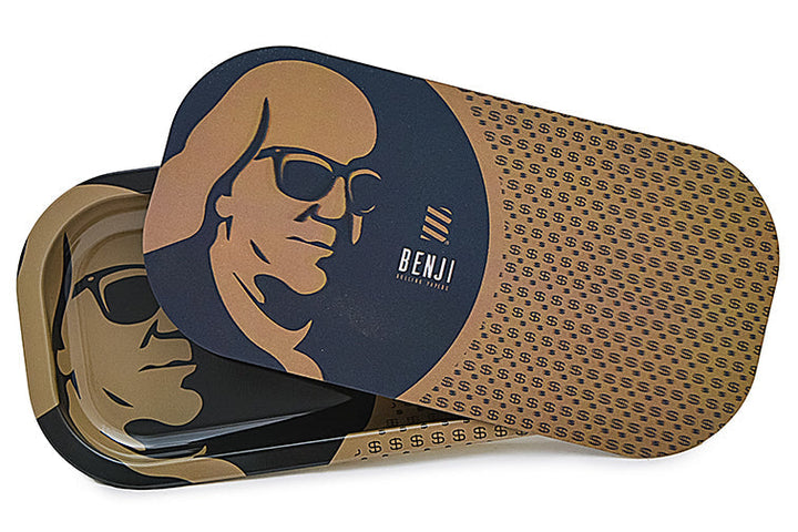Holographic Slim Rolling Tray Kit with Grinder
