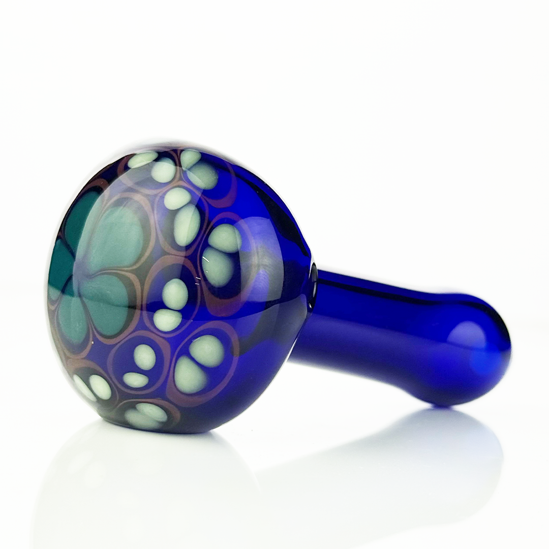 4.5" Artistic Head Color Tube Glass Pipe