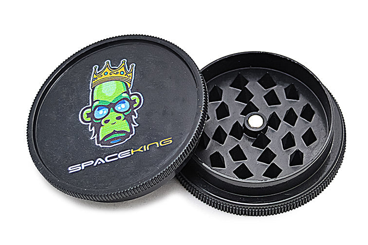 Space King Holographic Rolling Tray Kit with Grinder