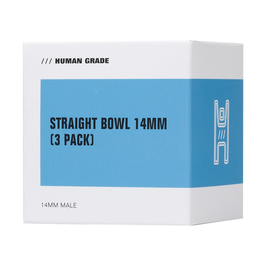 3-Inch Straight Glass Bowl with 14mm Male Joint