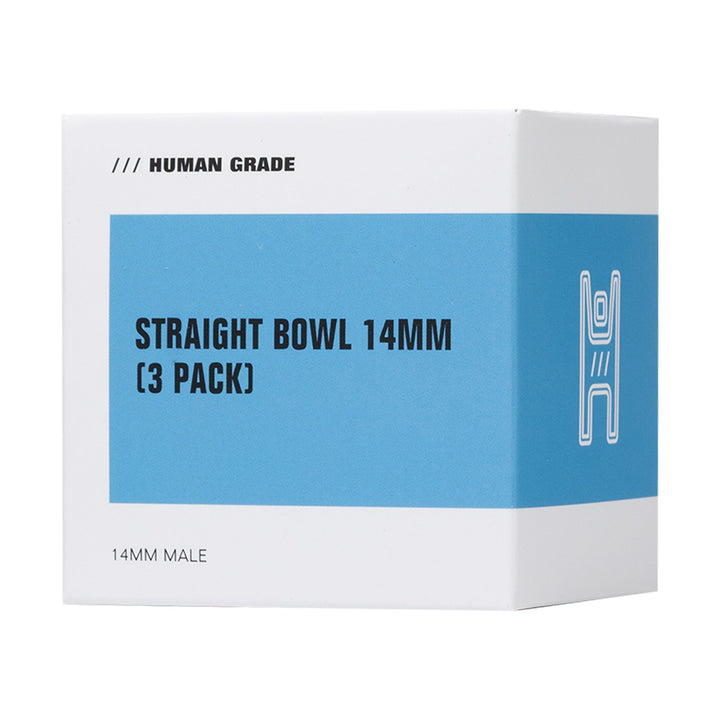 3-Inch Straight Glass Bowl with 14mm Male Joint