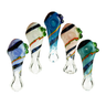 Slime Frit Dichro Glass Hand Pipe - 4.5 Inch