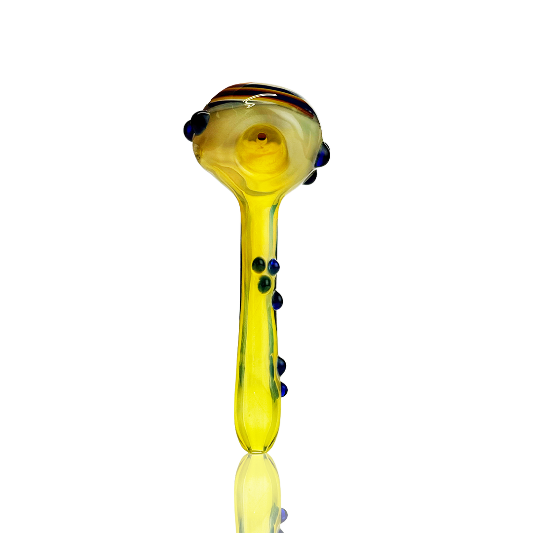 4.5" Wig Wag Art Glass Hand Pipe