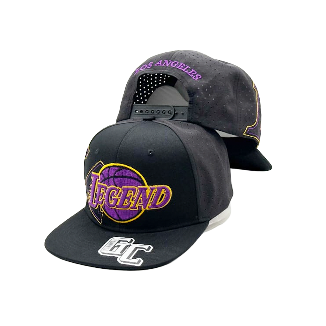 Adjustable Black Snapback Hat for Daily Wear