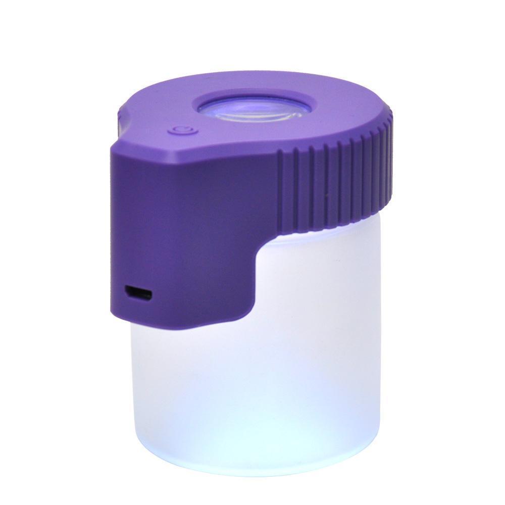 Rechargeable LED Magnifying Stash Jar