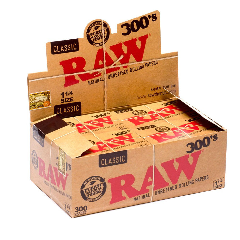 Raw 300 Count 1 1/4 Inch Rolling Papers