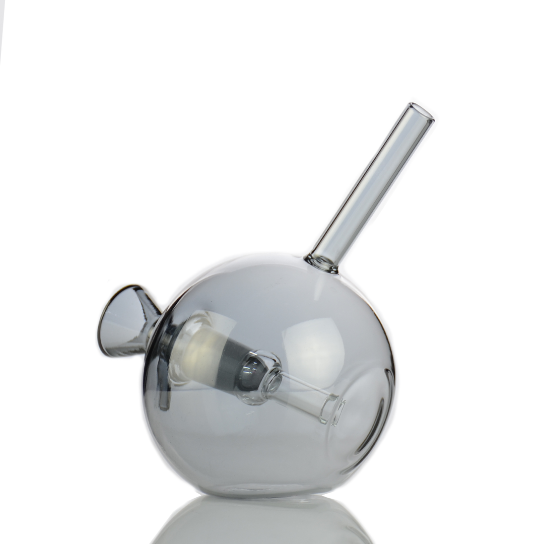 6 Inch Electroplated Spherical Bong with 14mm Male Bowl
