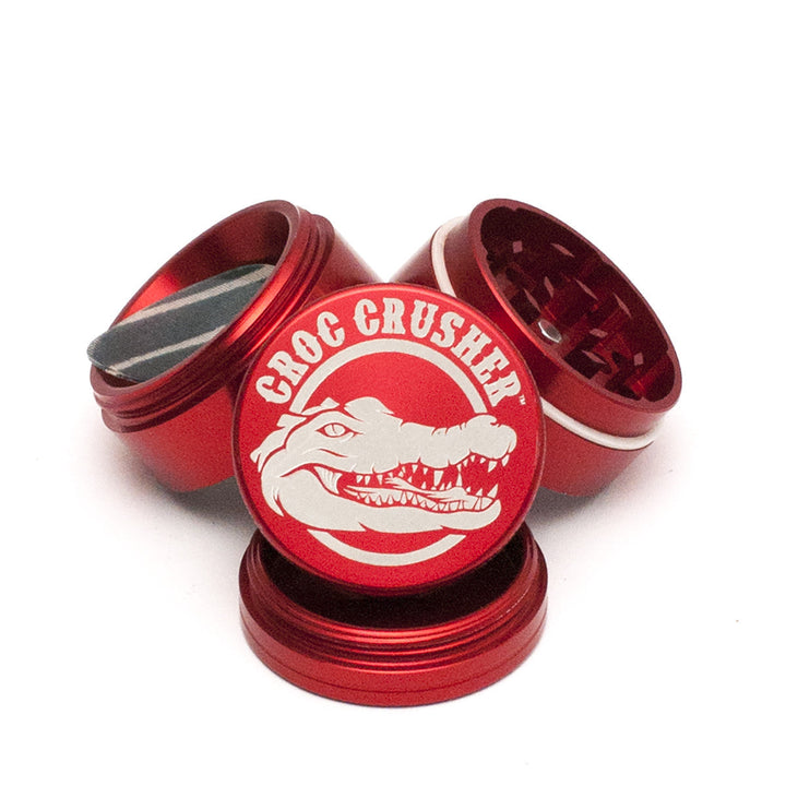 Compact Croc Crusher 1.5" 4-Piece Dry Herb Grinder