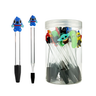 6" Glass Nectar Collector with Silicone Tip & Fun Characters