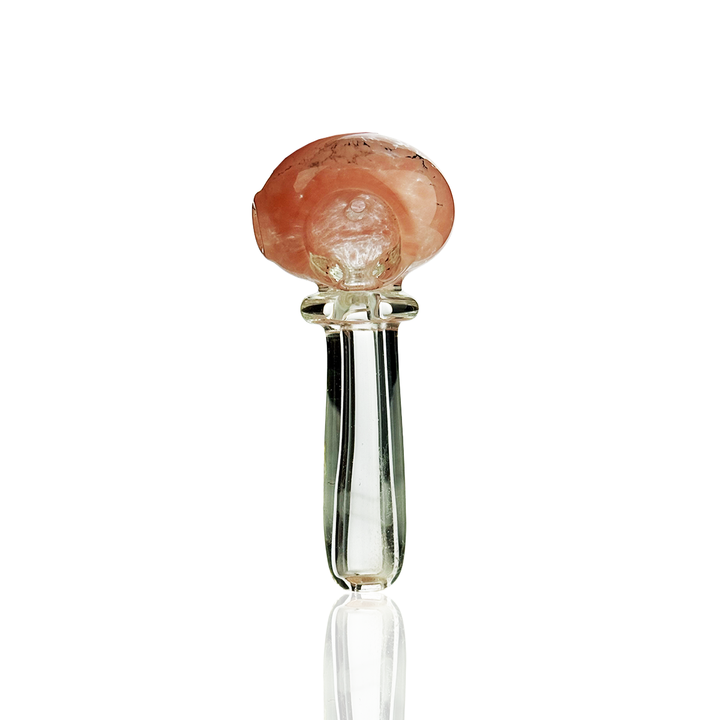 3 Inch Glass Spoon Hand Pipe with Assorted Art